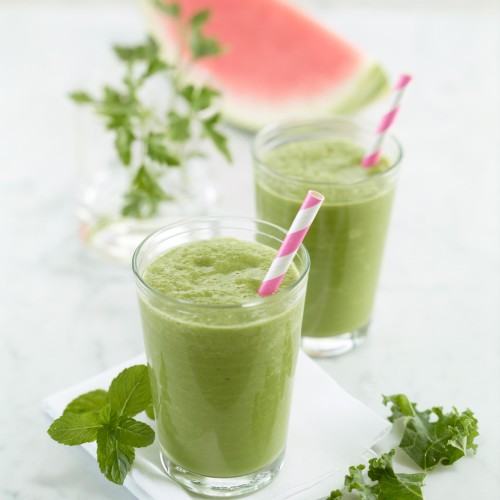 Super Green Detox Smoothie with Watermelon