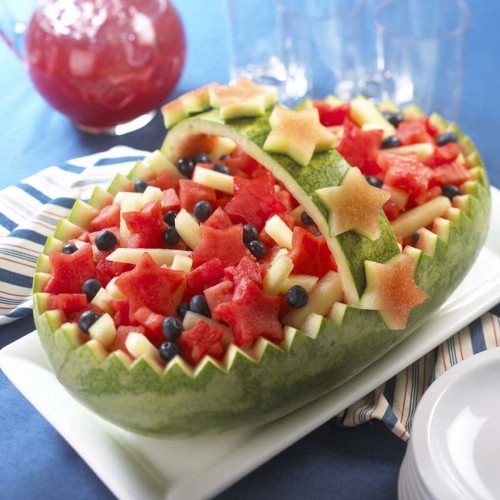 Americana Basket - Watermelon Board